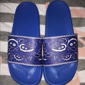 Slides bandana royal blue💙